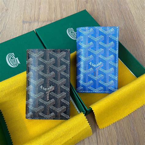 how much is a men's goyard wallet|Goyard card holder price 2022.